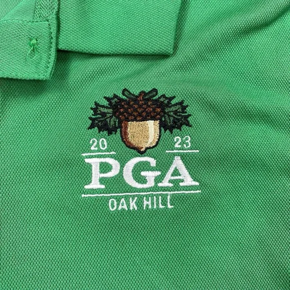 Nike Women's Dri-Fit Victory Golf Polo Shirt Size XS Green DH2309 Oak Hill PGA - Picture 4 of 15